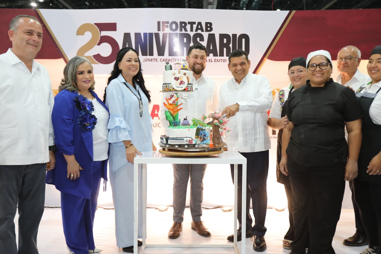 Javier May celebra 25 aniversario del IFORTAB y ratifica compromiso con la formación para el…