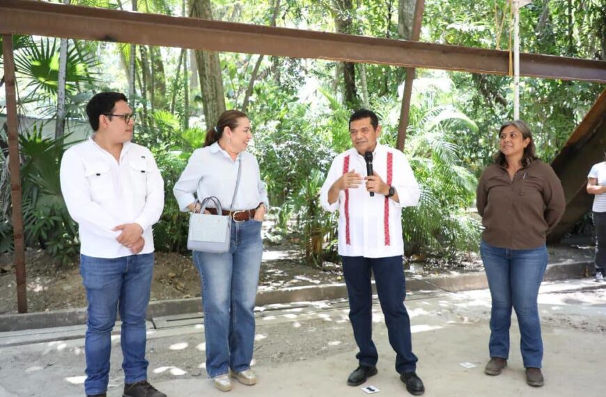 Javier May supervisa obras por casi 84 mdp: Museo La Venta, Casa del árbol, CREE y Unidad Deportiva Bosque de Saloya…