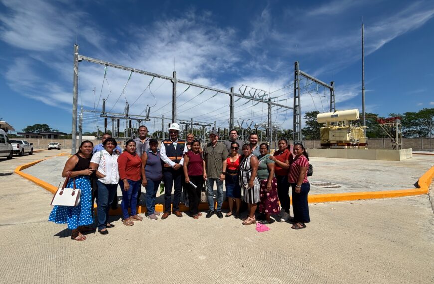 Comunidades Yokot’an conocen proyecto de nueva subestación eléctrica de Tamulté de las Sabanas
