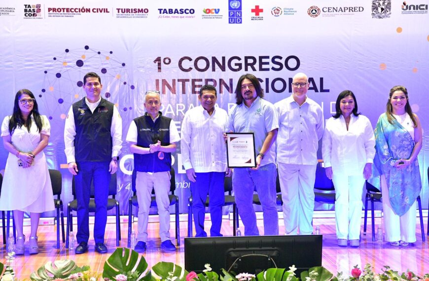 Tabasco fortalece prevención de desastres con ciencia y tecnología durante CI-RED 2026