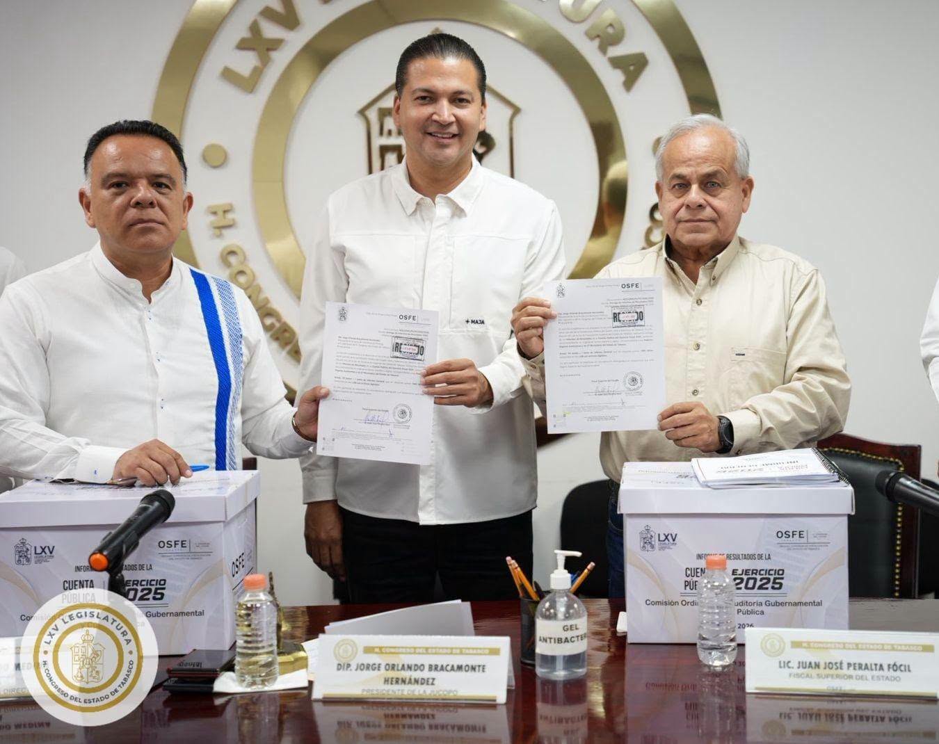 Congreso de Tabasco inicia revisión de cuentas públicas del ejercicio 2025