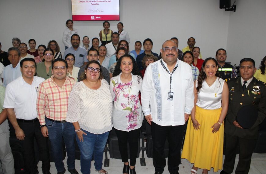 Refuerzan coordinación para prevenir el suicidio en Tabasco