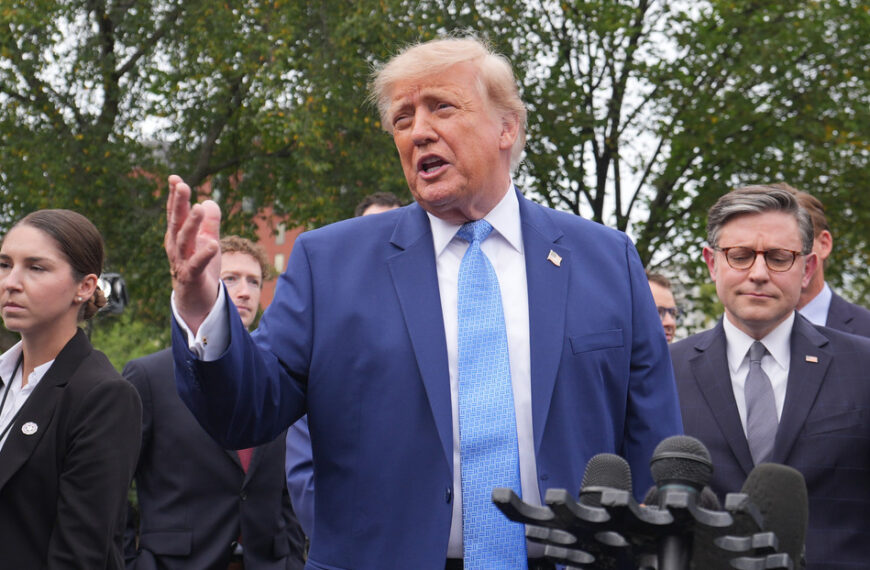 Trump aborda conflicto con Irán y acuerdo sobre inteligencia artificial