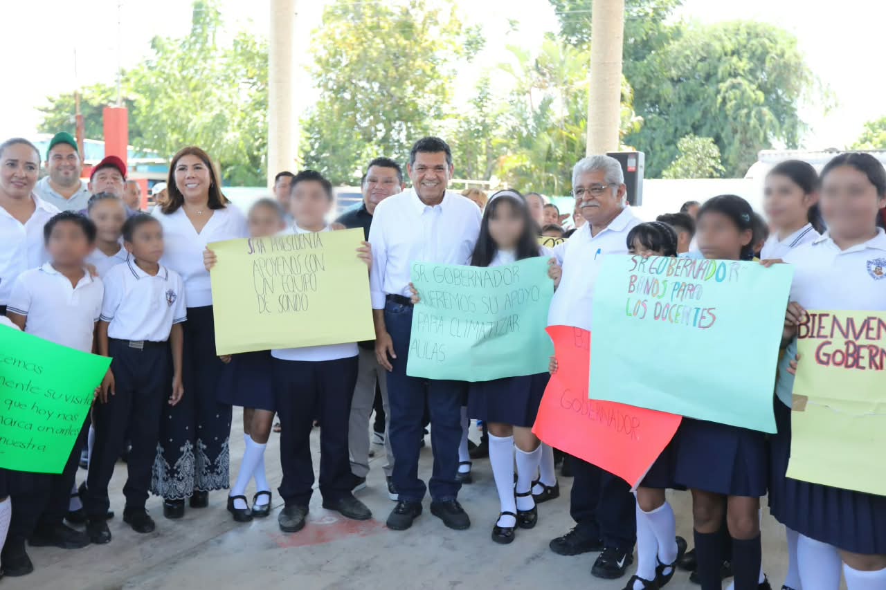 Nueva aula busca reducir rezago de infraestructura educativa en comunidad rural de Huimanguillo