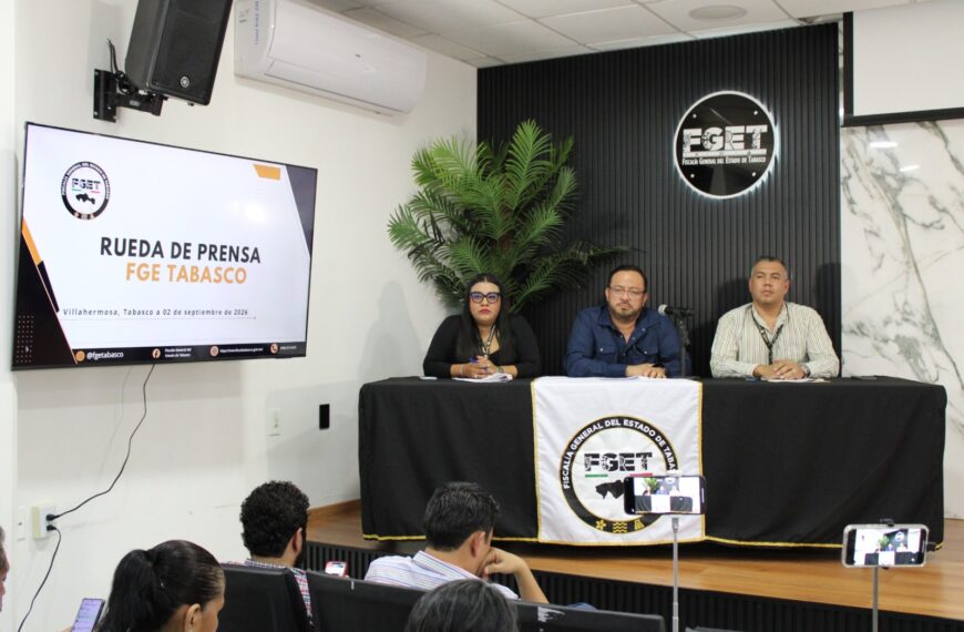 Fiscalía de Tabasco reporta 30 sentencias por feminicidio y tentativa durante 2026