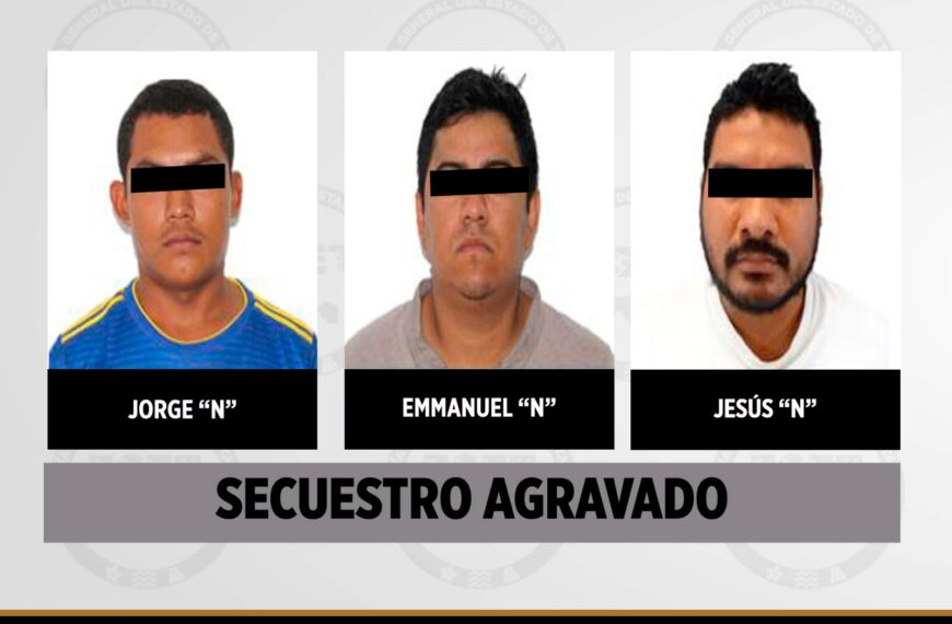 Sentencian a 50 años de prisión a cinco personas por secuestro agravado en Tabasco