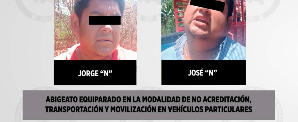 Vinculan a proceso a tres imputados por homicidio y abigeato en Tabasco
