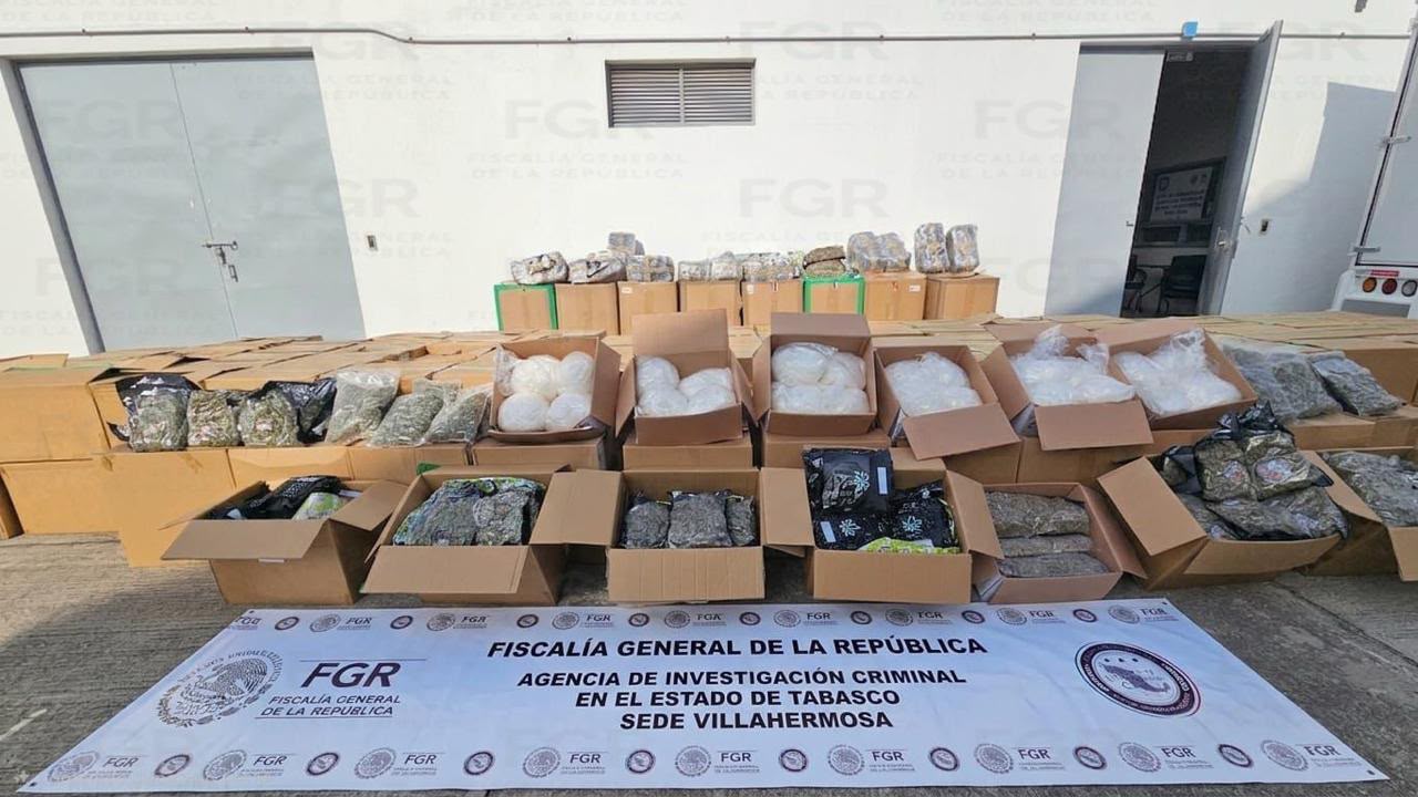 Procesan a Jesús “N” por transportar más de 1.5 toneladas de marihuana y metanfetamina