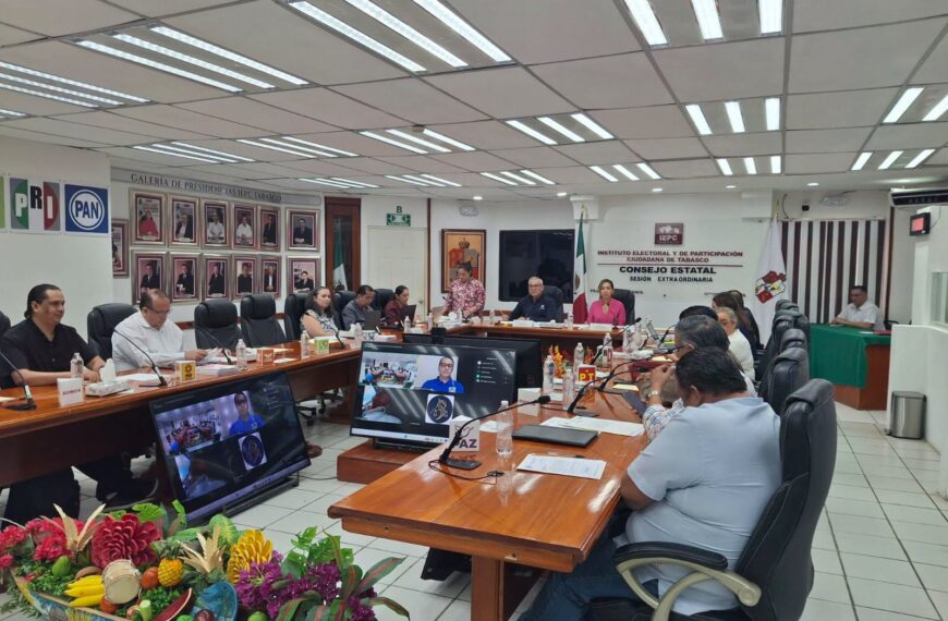 IEPCT aprueba calendario electoral rumbo a las elecciones de 2027 en Tabasco
