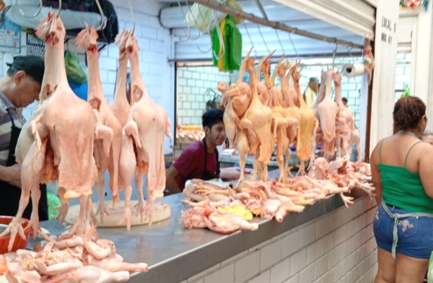 Aumenta precio del pollo y la gallina por escasez; locatarios prevén repunte en fiestas patrias