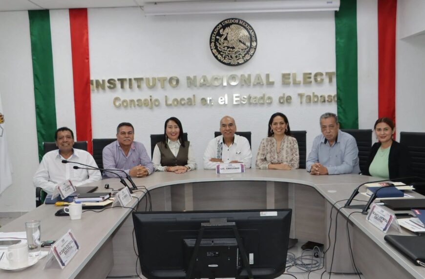 INE Tabasco inicia proceso electoral rumbo a la elección de 2027