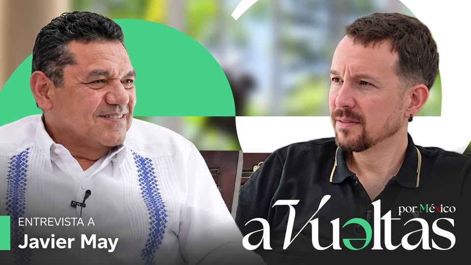 Javier May, en diálogo con Pablo Iglesias, director del Canal Red América Latina…