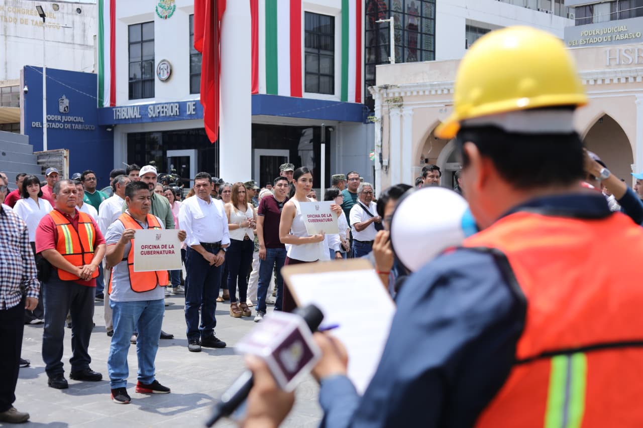 Tabasco activa protocolos de emergencia durante Segundo Simulacro Nacional 2026