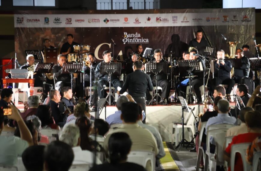 Banda Sinfónica de Tabasco ofrecerá Gala Sinfónica este sábado en Paraíso