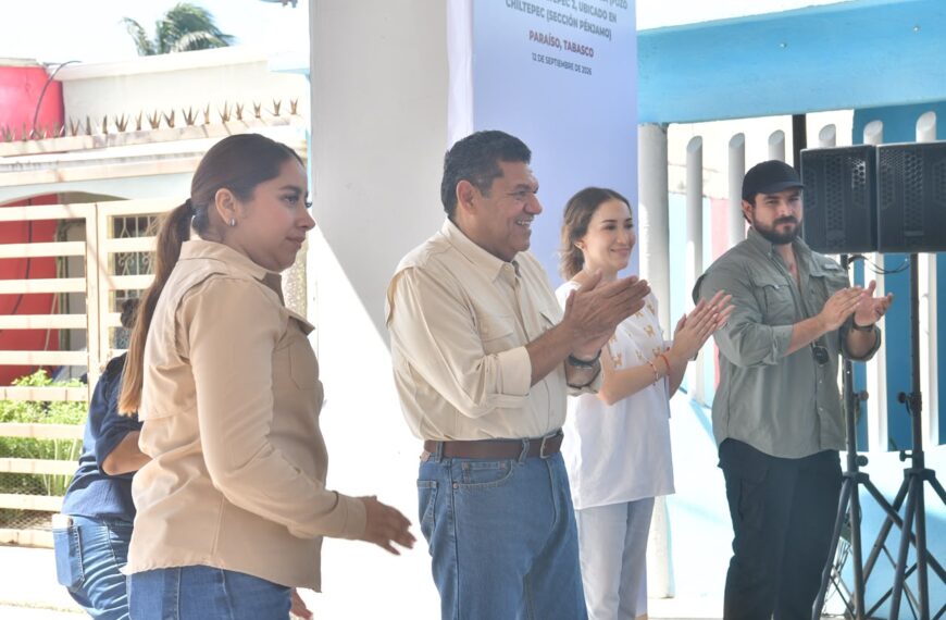 Javier May supervisa obras de agua potable y educativa en Chiltepec y Nicolás Bravo, Paraíso…