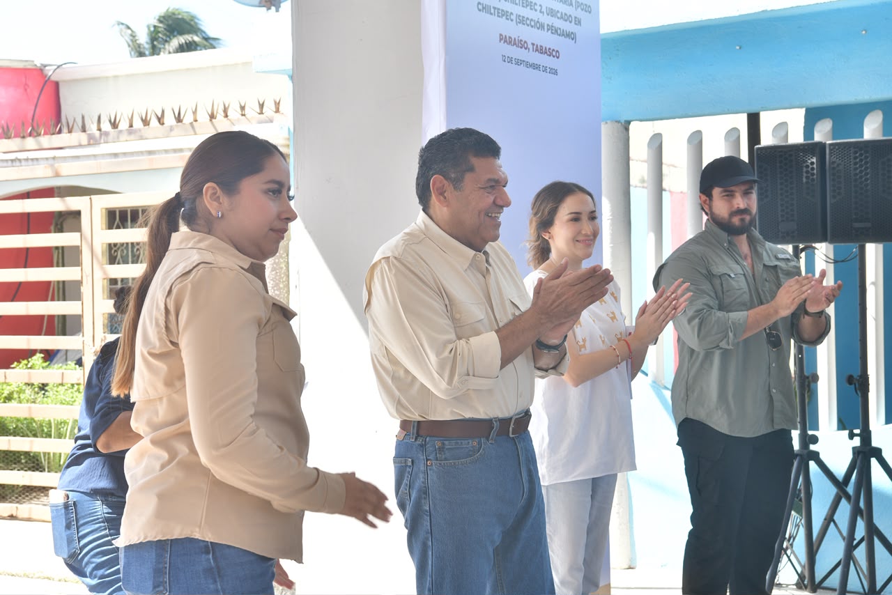Javier May supervisa obras de agua potable y educativa en Chiltepec y Nicolás Bravo, Paraíso…