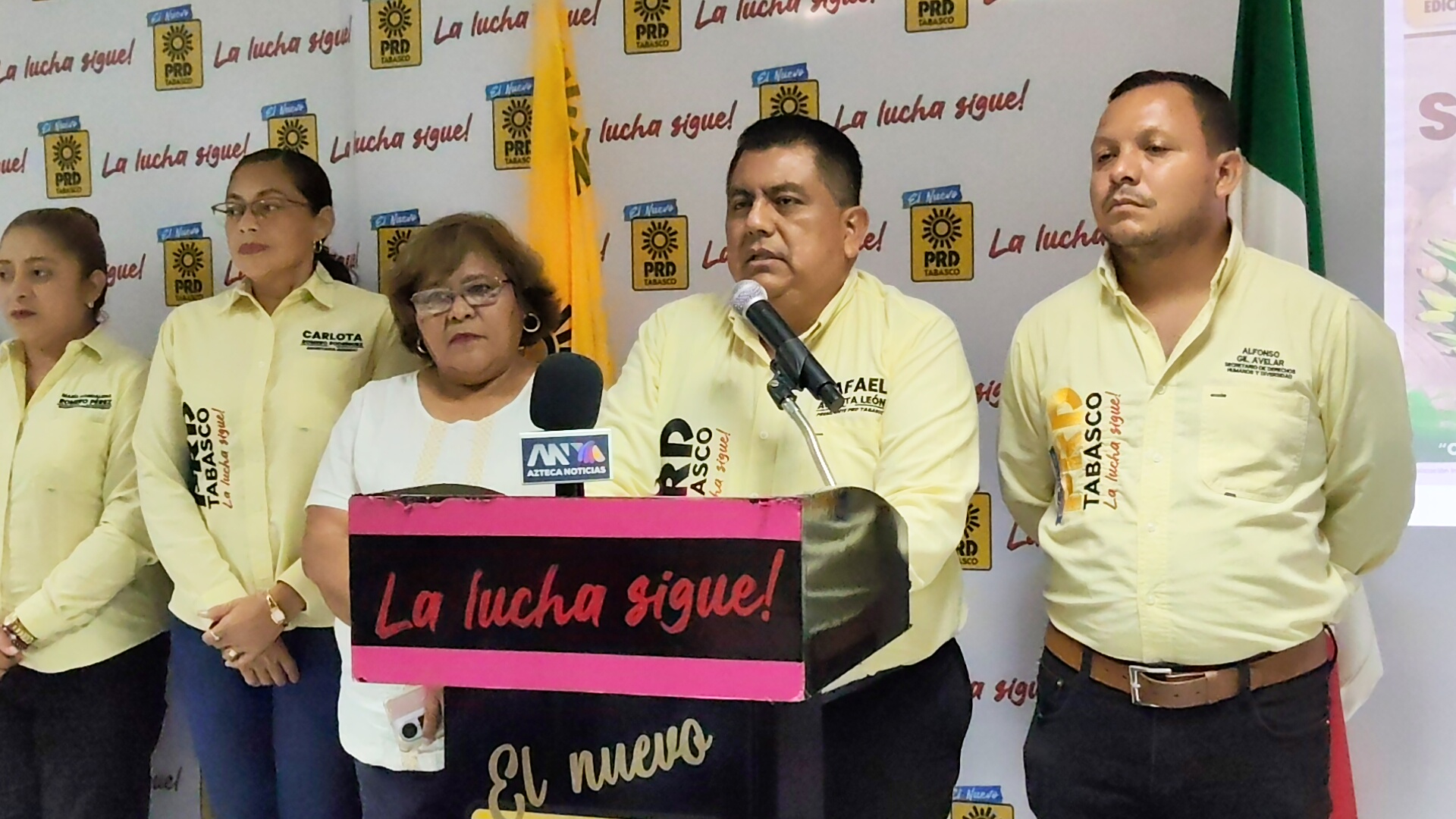 PRD Tabasco alista denuncia contra López Beltrán por presuntos actos anticipados de campaña