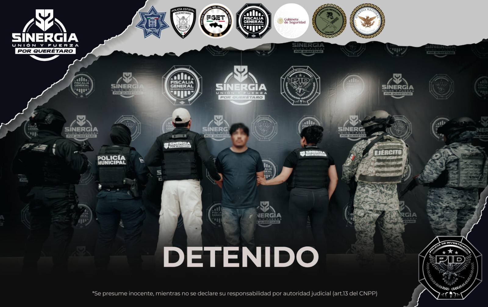 Detienen en Querétaro a hombre buscado en Tabasco por desaparición forzada