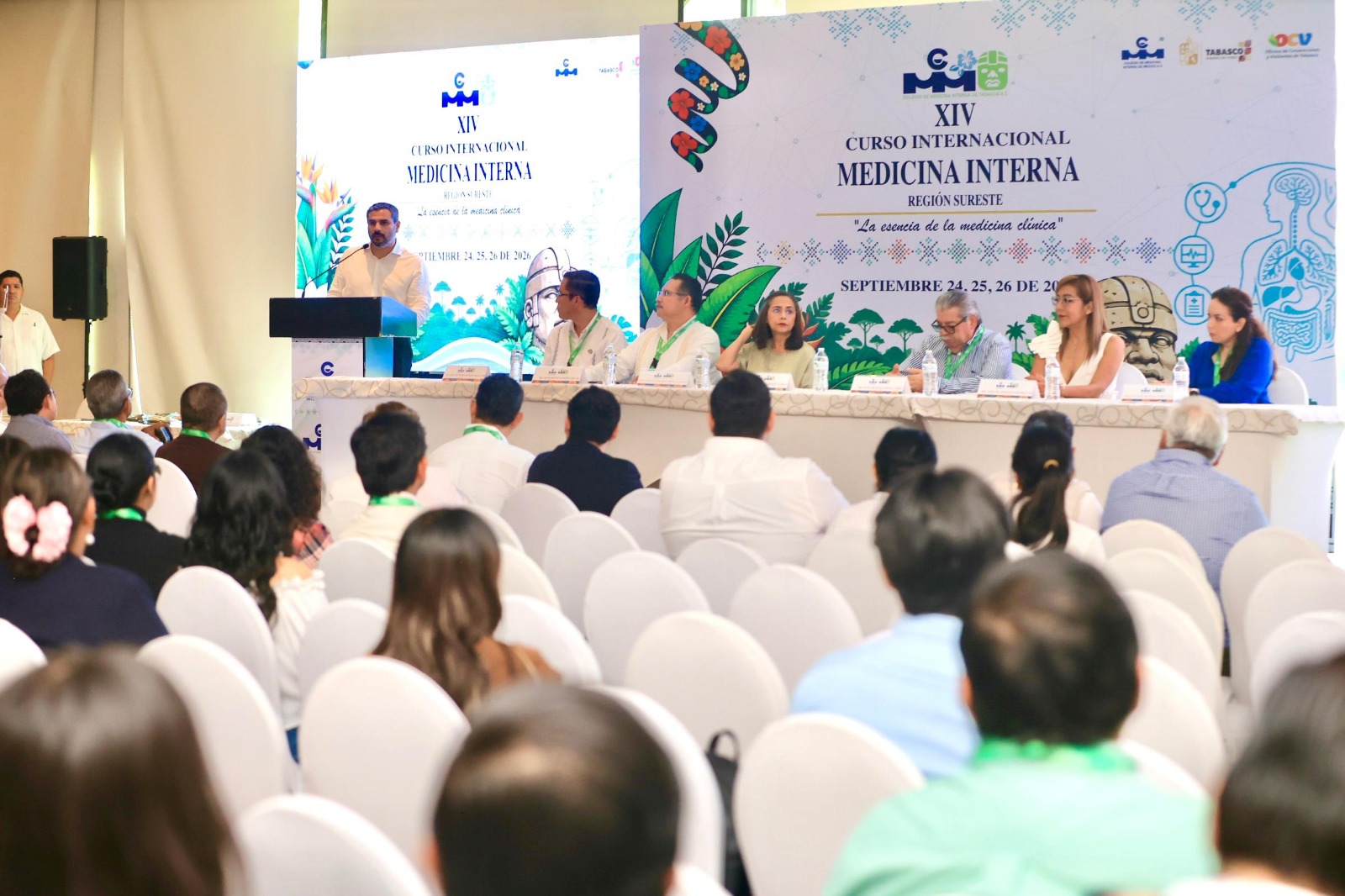 Inauguran XIV Curso Internacional de Medicina Interna en Tabasco