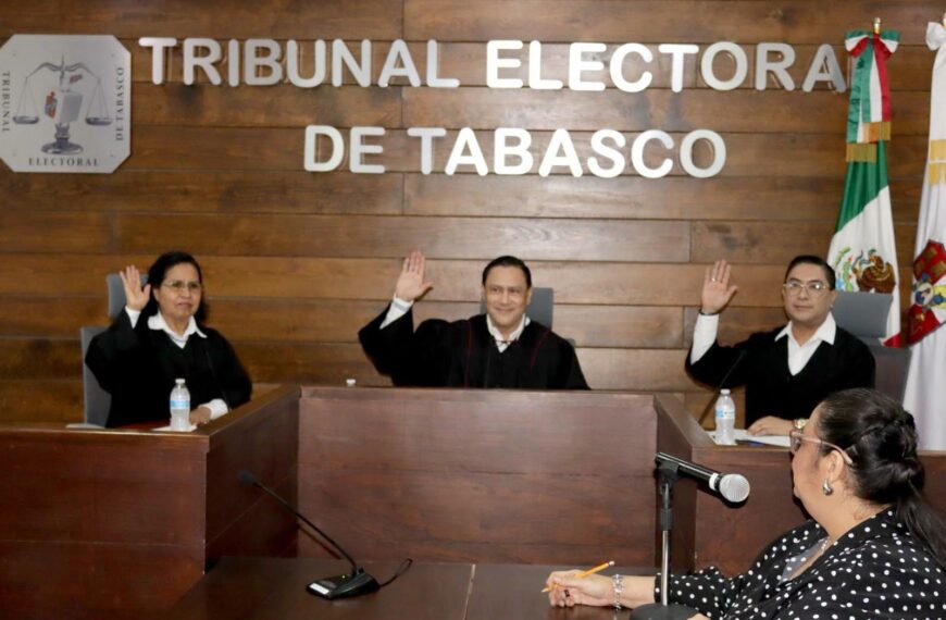 TET confirma negativa de registro a Unión Democrática por Tabasco