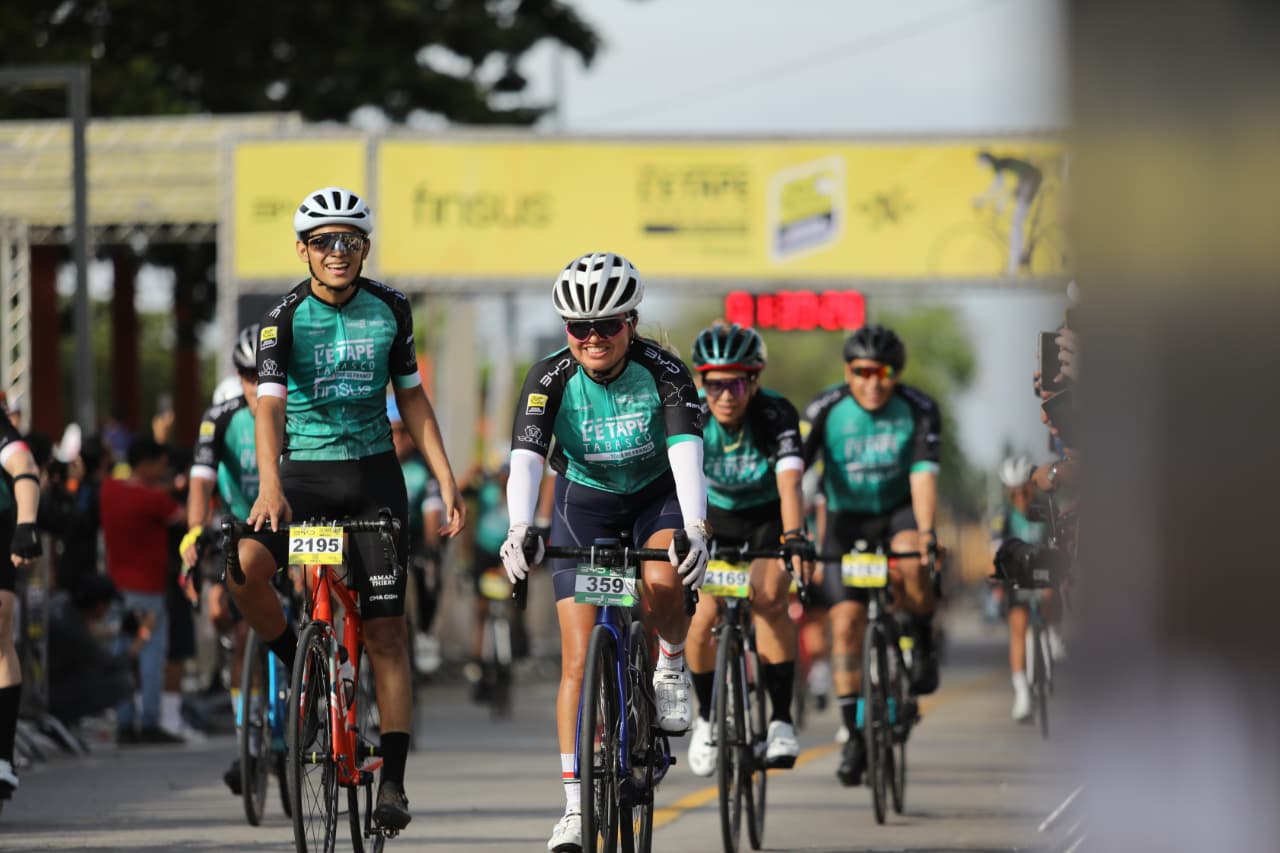 Arranca en Tabasco carrera L’Étape by Tour de France, con más de mil ciclistas nacionales…