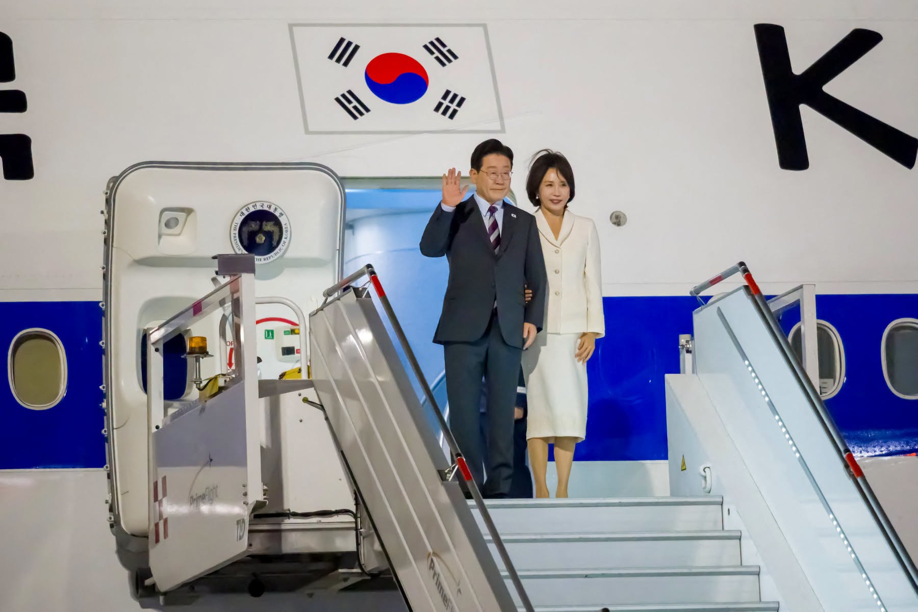 Presidente de Corea del Sur llega a México para visita de Estado