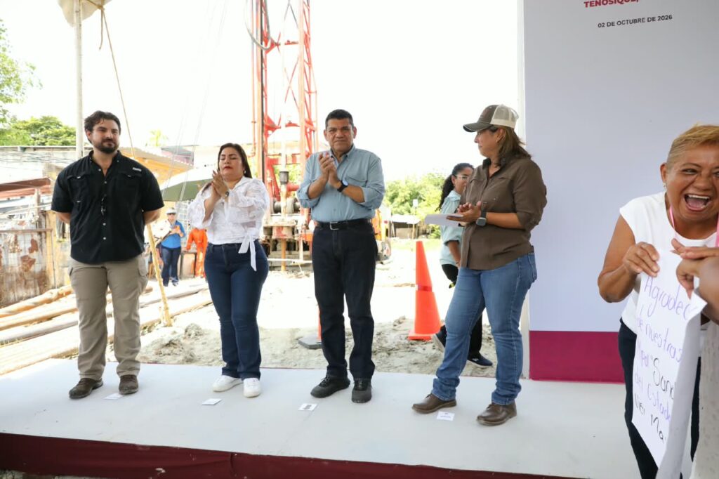 Construyen sistema de agua potable en Tenosique con inversión de 4.5 mdp