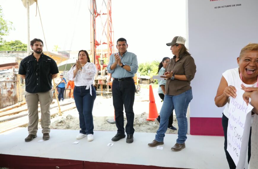 Construyen sistema de agua potable en Tenosique con inversión de 4.5 mdp
