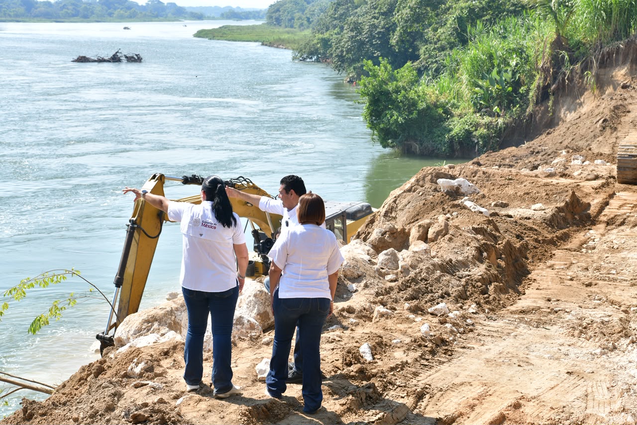 Atienden erosión del río Mezcalapa con inversión de 36.4 mdp en Caobanal…