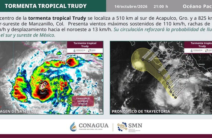 Alertan por lluvias en gran parte de México; activan operativos en costas del Pacífico