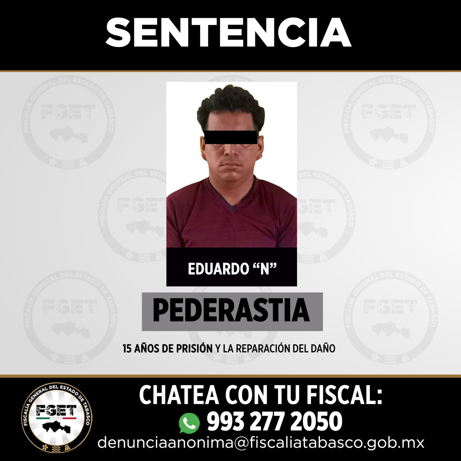 Dictan 41 años de prisión por feminicidio en tentativa y pederastia