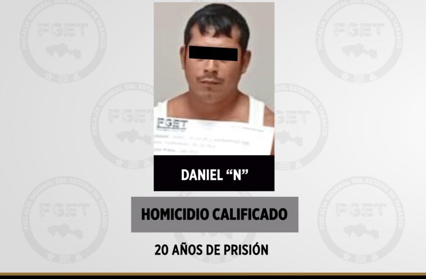 Obtiene FGET cuatro sentencias condenatorias en Tabasco