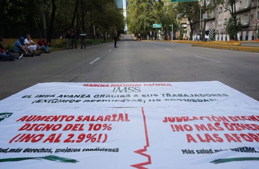 Dirigente sindical del IMSS llama al diálogo tras bloqueos y descarta represalias