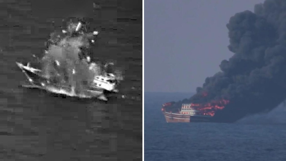 EU destruye embarcación vinculada a Irán y reportan hundimiento de buque en el estrecho de Ormuz