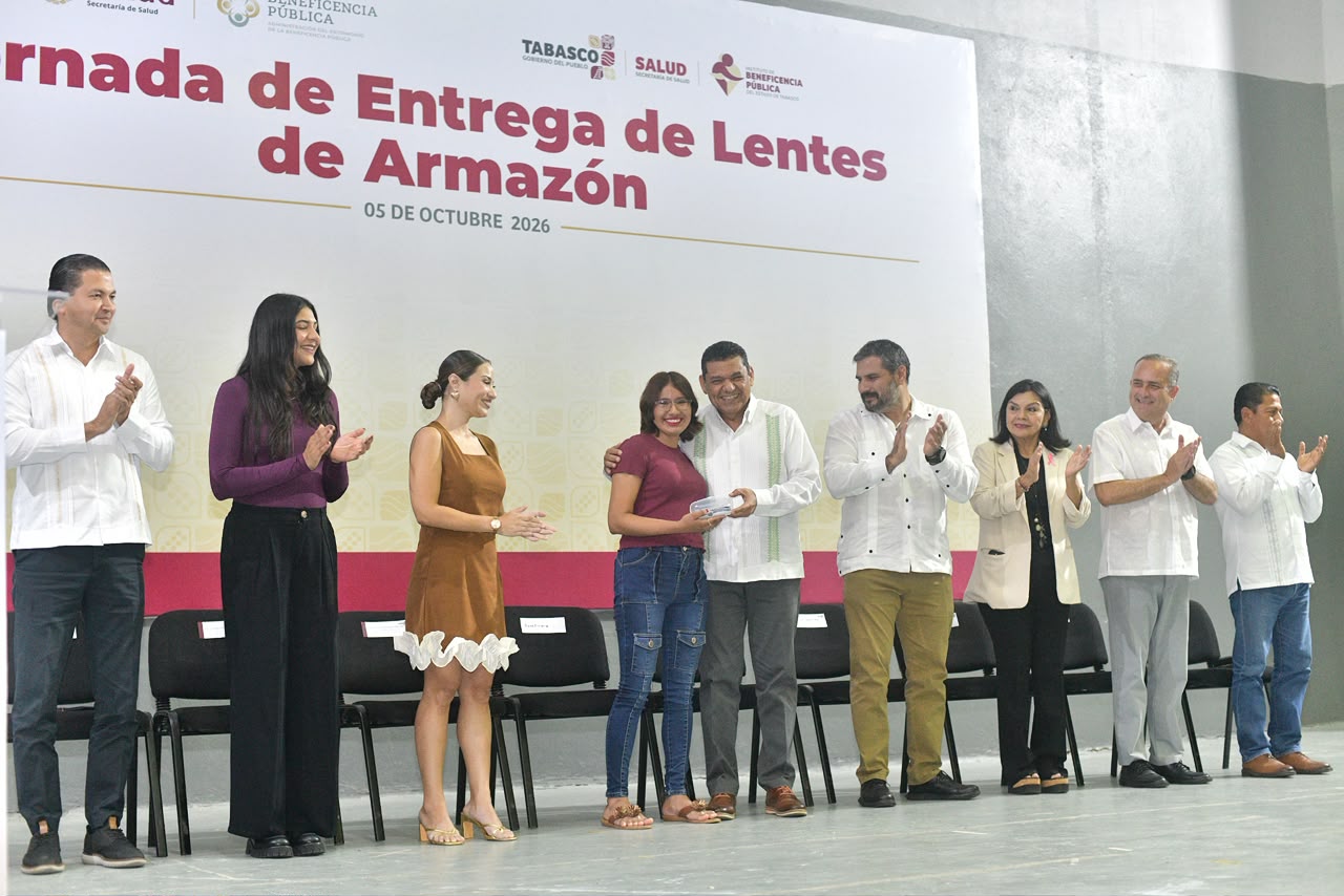 Más de mil 500 tabasqueños recibirán lentes gratuitos para mejorar su salud visual