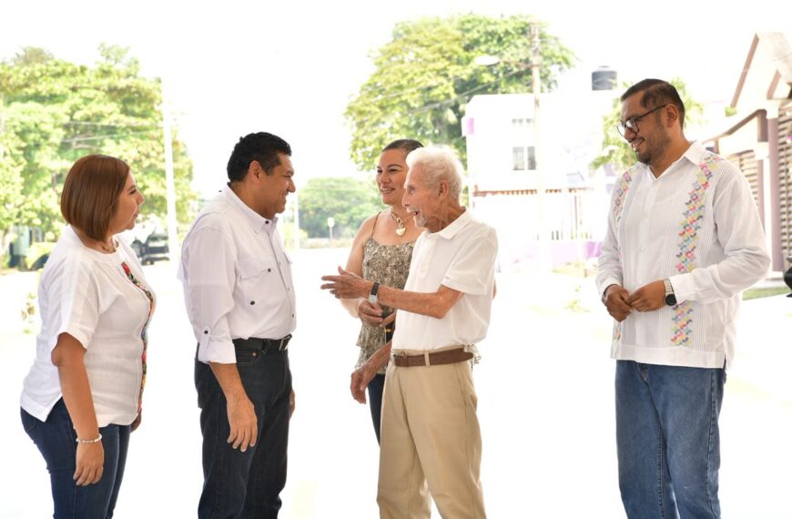 Inaugura Javier May pavimentación de la calle Miguel Hidalgo en Estación Chontalpa…