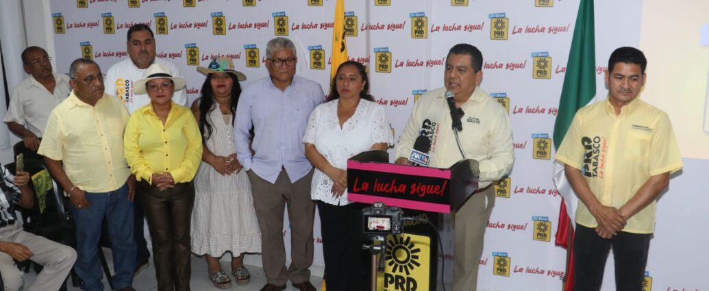 PRD Tabasco busca ampliar alianzas con PRI, PVEM y cuadros de Morena rumbo a 2027