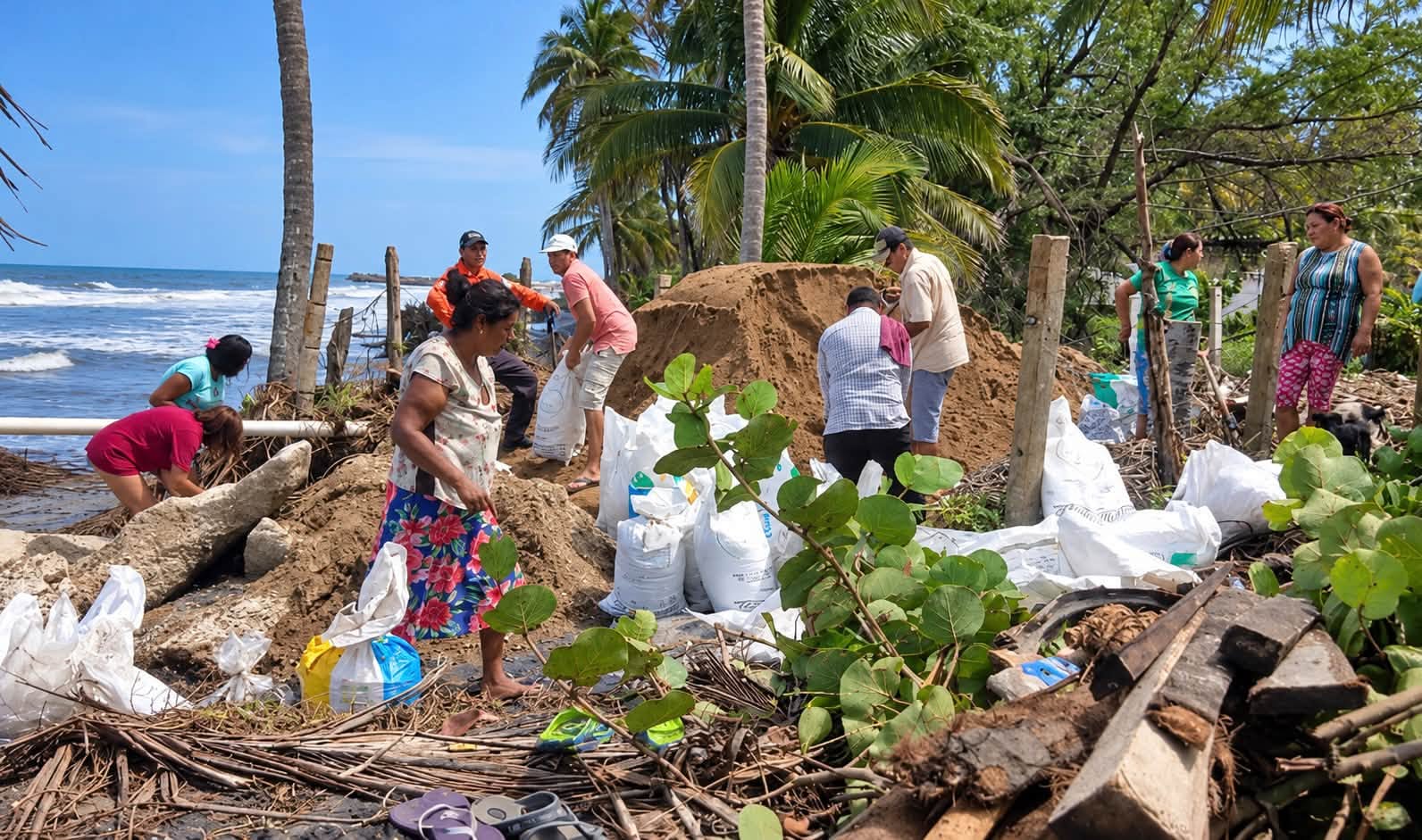Reubicarán a familias de Pénjamo por erosión marina