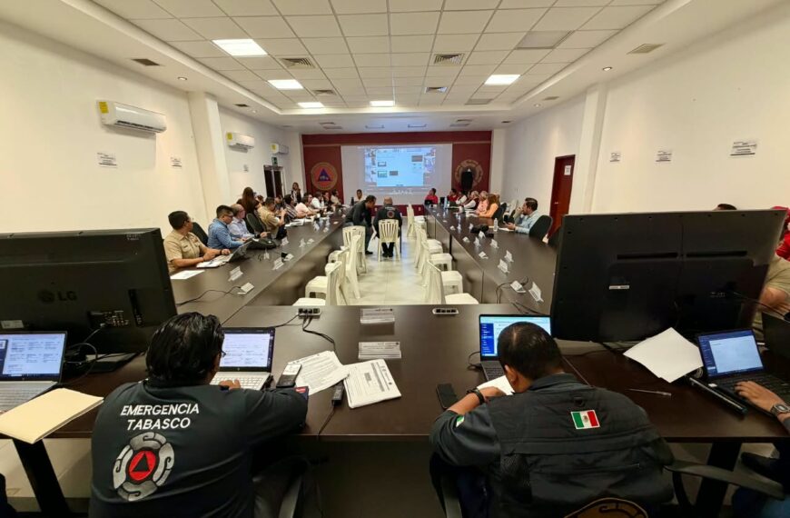 Protección Civil realiza primer simulacro de gabinete ante una emergencia mayor por inundación