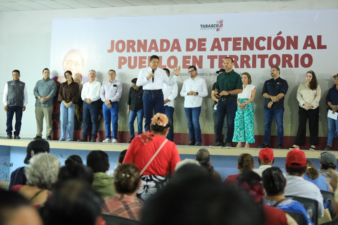 Anuncia Javier May más obras de infraestructura y programas sociales para Cárdenas