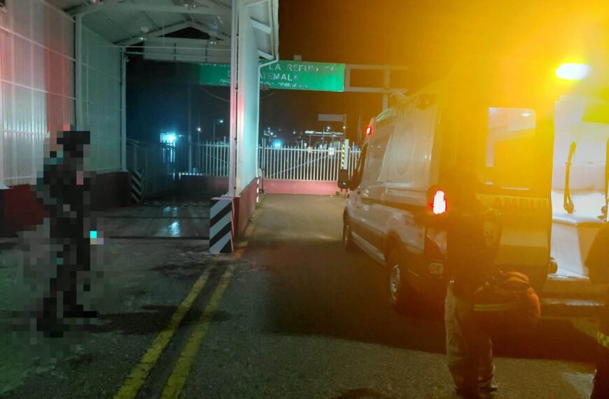 Balean a joven de 18 años en territorio guatemalteco, cerca de la frontera con Tenosique