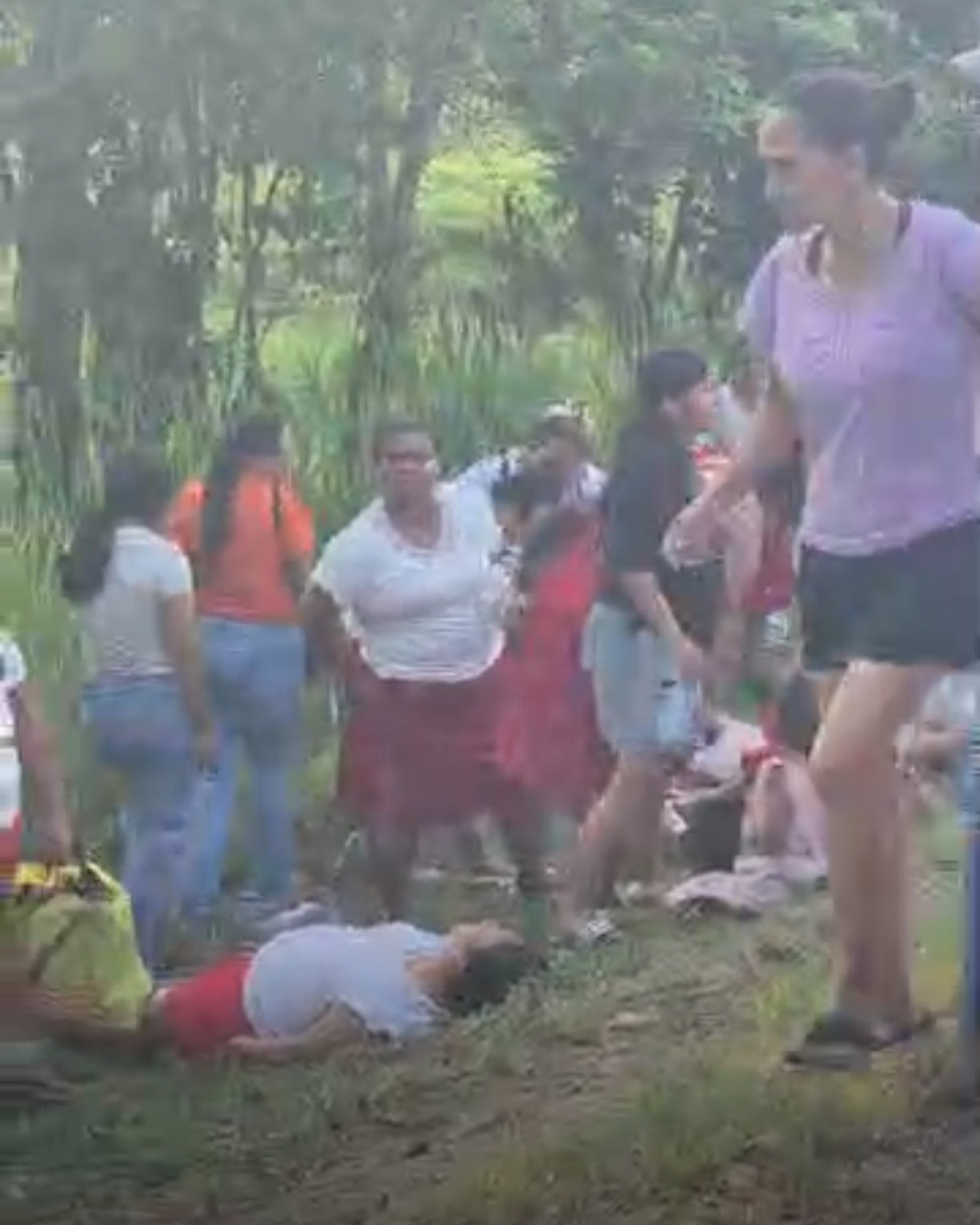 Grupo religioso sufre accidente en la Coatzacoalcos–Cárdenas