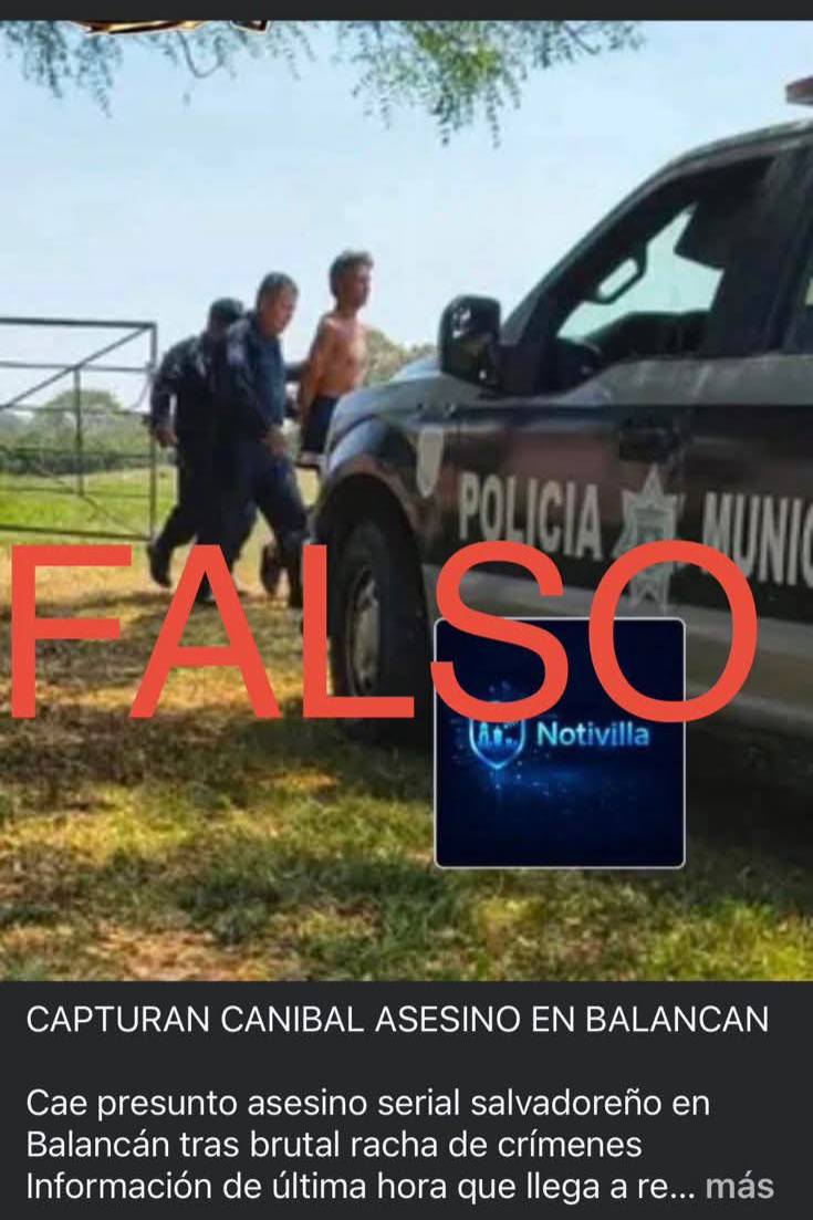 Ayuntamiento de Balancán desmiente rumores sobre supuesto “asesino serial” y llama a evitar la desinformación