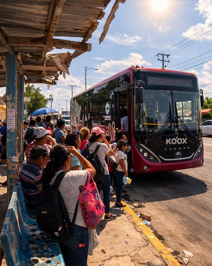 Pobladores de Lerma entregan 2 mil firmas al Congreso de Campeche para exigir eliminación de transbordo en transporte Ko’ox