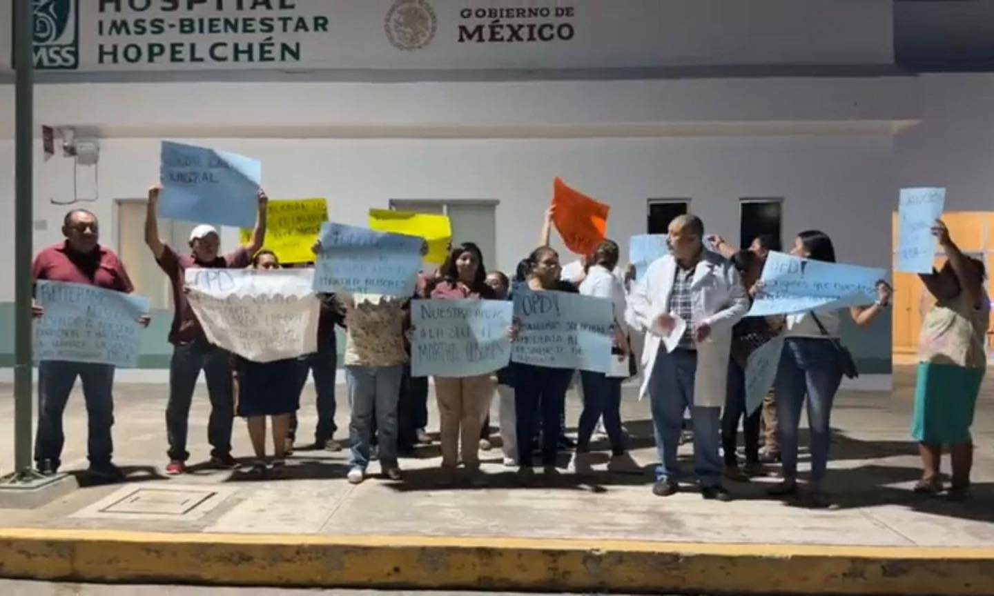 Denuncian condiciones críticas en hospitales IMSS-Bienestar de Campeche; pacientes y personal exigen soluciones urgentes