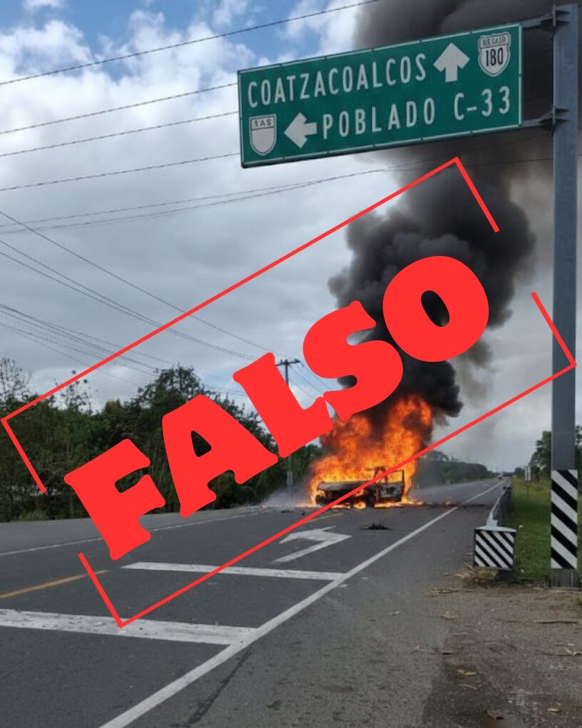 Falsa alarma moviliza a cuerpos de emergencia en carretera Cárdenas–Coatzacoalcos