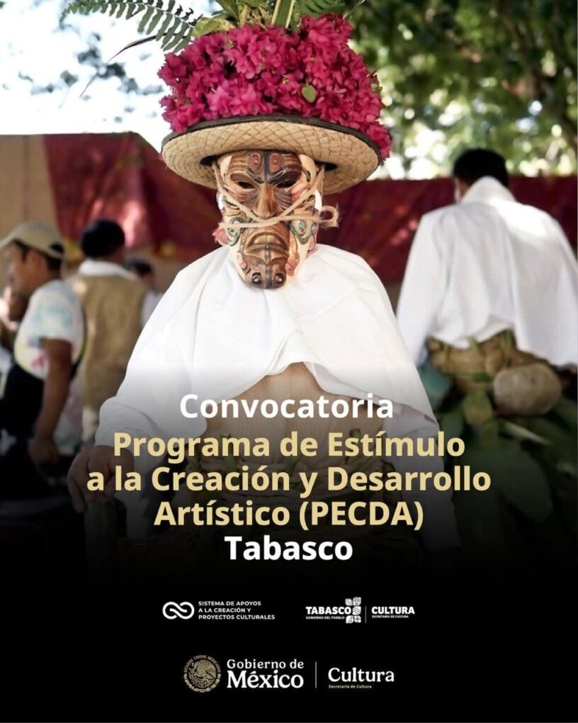 Abren convocatoria PECDA Tabasco 2026 para impulsar talento artístico y cultural en la entidad