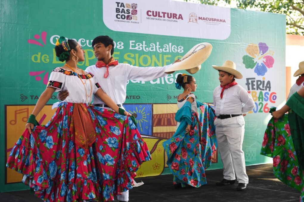 Concluye etapa municipal de Concursos Estatales de Expresiones Culturales 2026 con más de mil 500 participantes en Tabasco