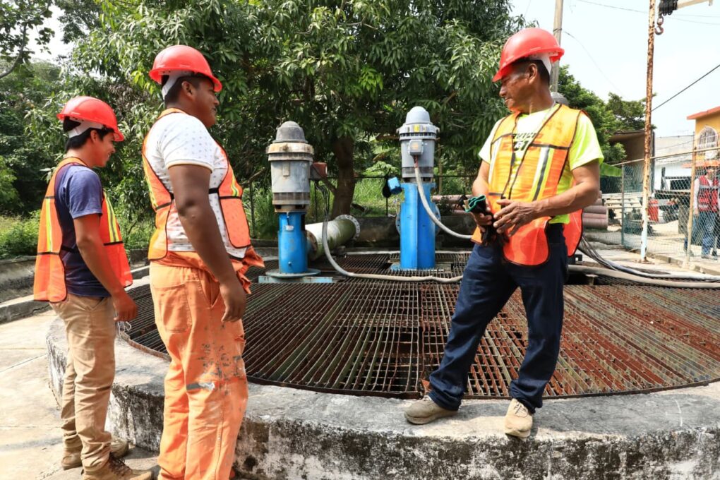 Inician rehabilitación de cárcamos en Cunduacán; invierten más de 9 mdp para mejorar servicio de agua potable