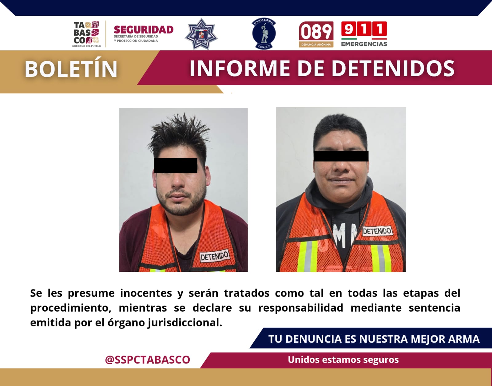 FIRT Olmeca detiene a tres presuntos generadores de violencia en Villahermosa; aseguran armas, droga y vehículo robado